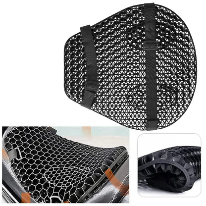 Cojín De Gel Asiento Moto Universal Con Absorción De Golpes.